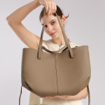 Sophia Classic Taupe Tote Bag