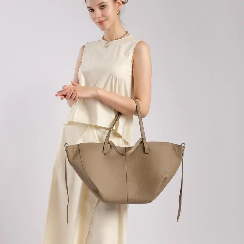 Sophia Classic Taupe Tote Bag
