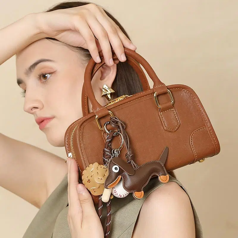 Elys Mini Brown Satchel
