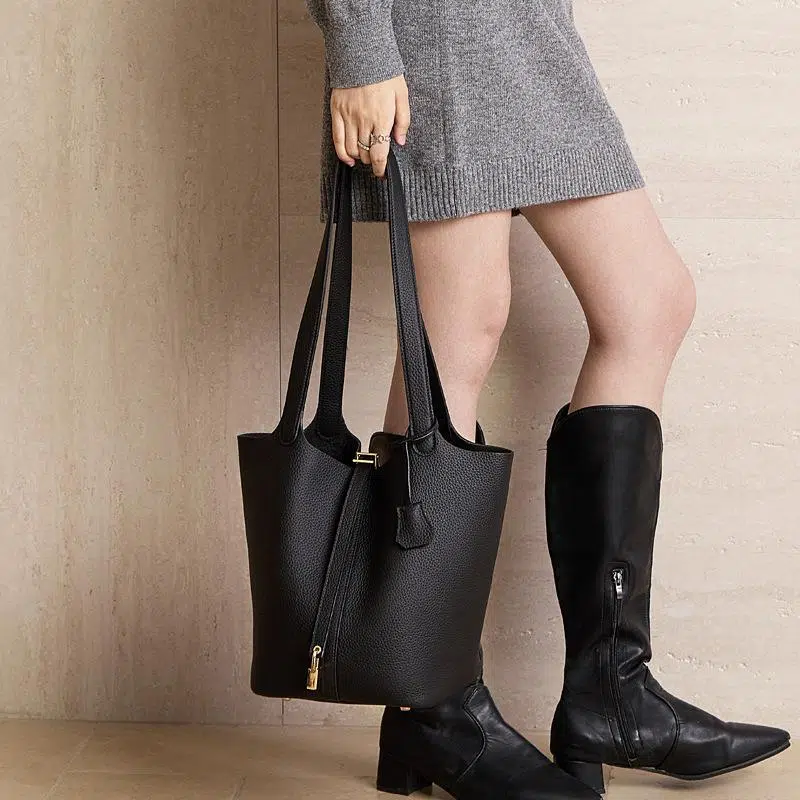 Ava Luxe Bucket Tote Bag